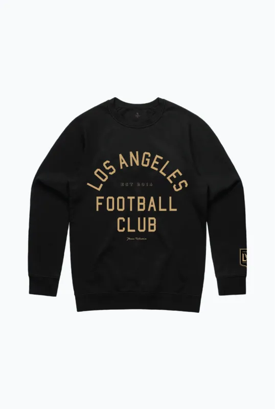 Los Angeles FC Essentials Heavyweight Crewneck - Black sold by Peace-Collective