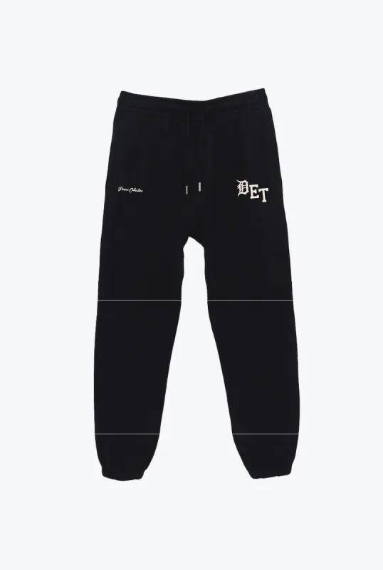 Detroit Tigers Heavyweight Jogger - Black made by Peace-Collective