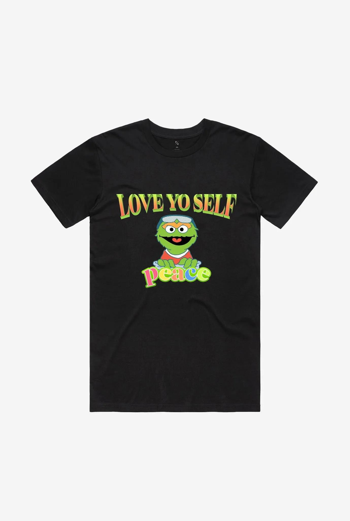Oscar Love Yo Self Rap T-Shirt - Black sold by Peace-Collective