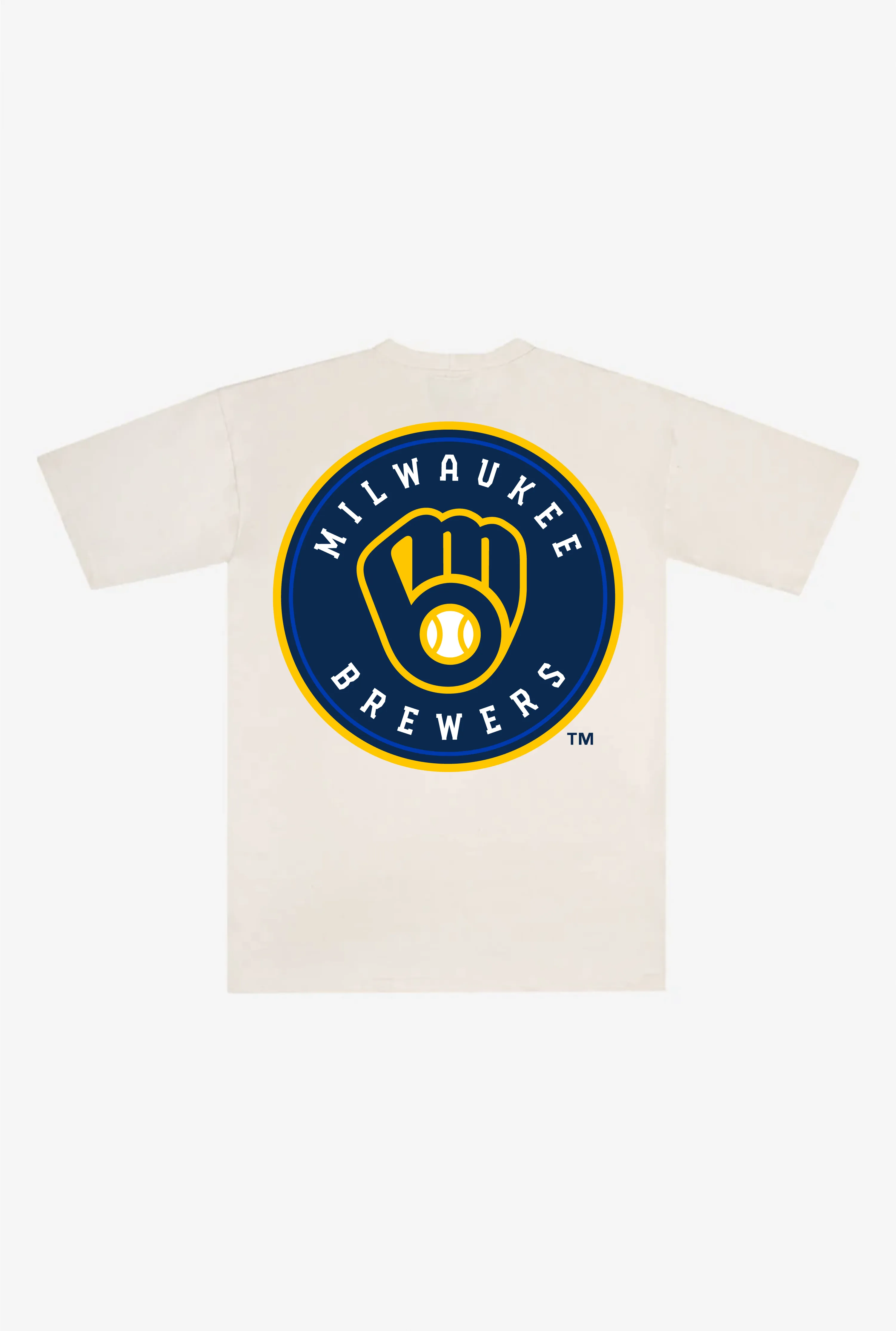 Milwaukee Brewers Heavyweight T-Shirt - Natural sold by Peace-Collective product image thumbnail 2