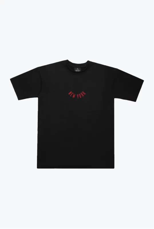New York Red Bulls Essentials Heavyweight T-Shirt - Black made by Peace-Collective