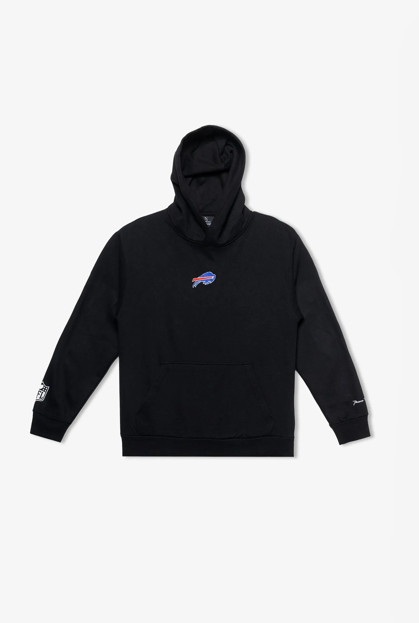 Buffalo Bills Logo Heavyweight Hoodie - Black sold by Peace-Collective