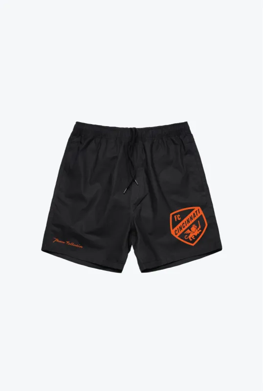 FC Cincinnati Essentials Board Shorts - Black sold by Peace-Collective