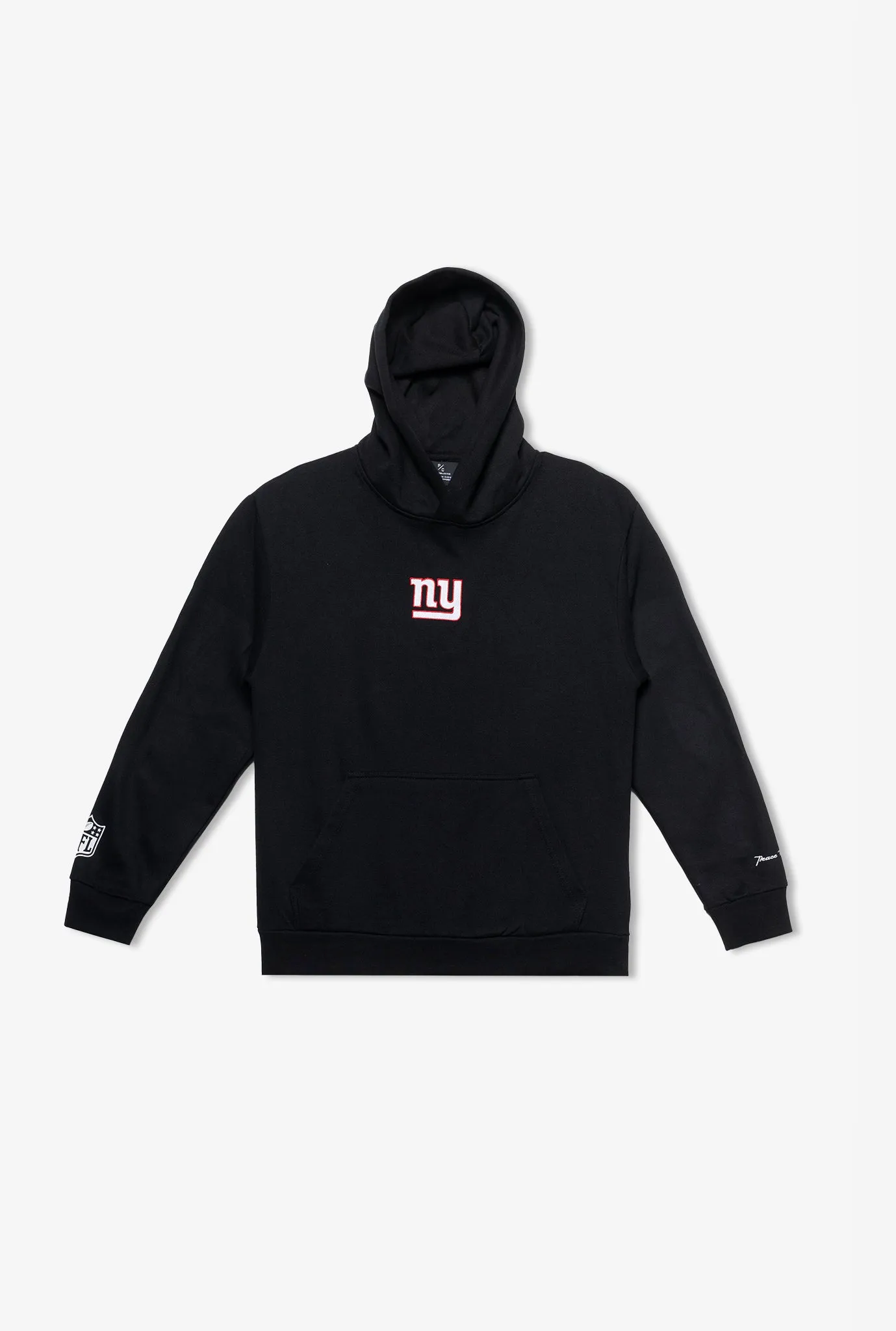New York Giants Logo Heavyweight Hoodie - Black sold by Peace-Collective