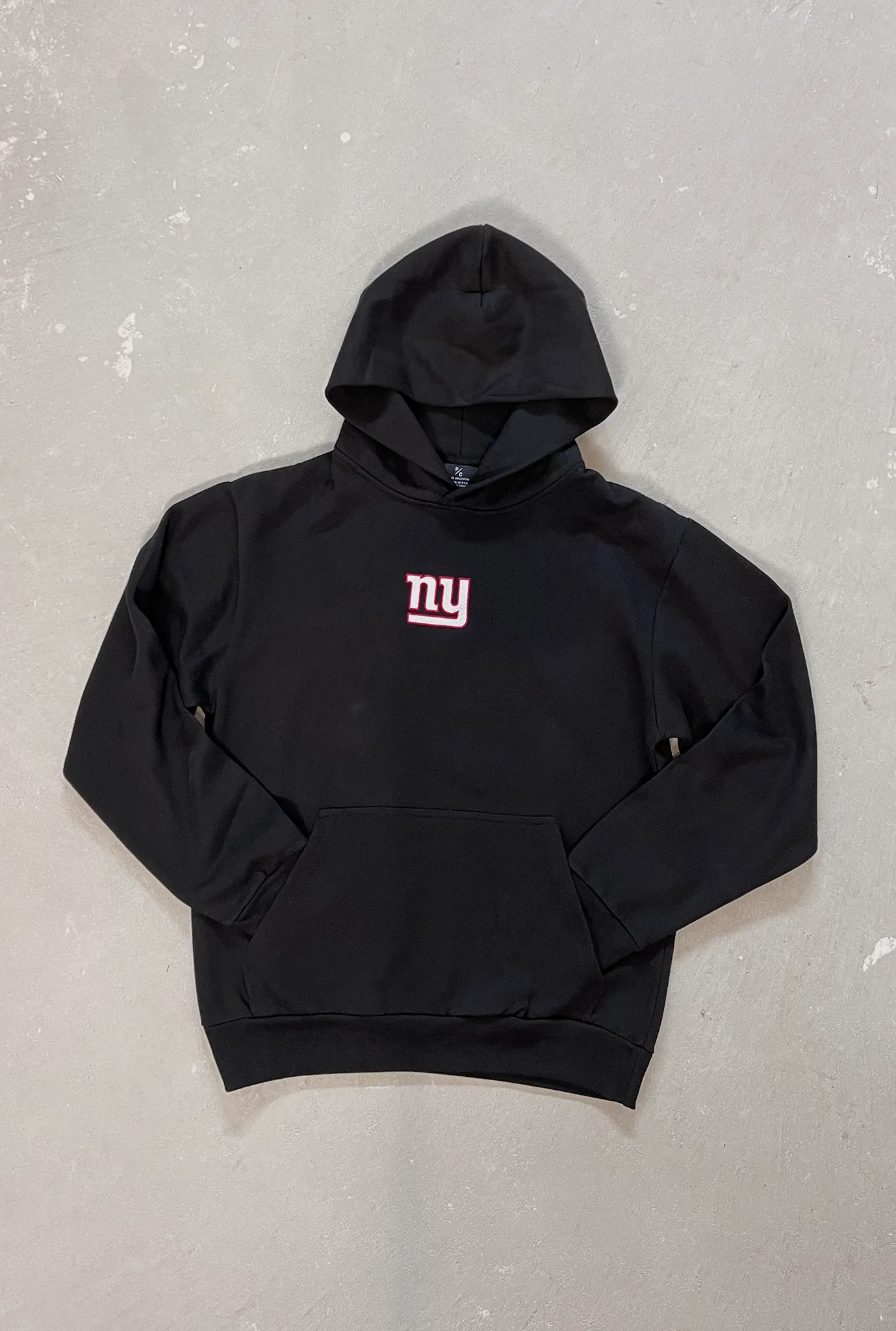New York Giants Logo Heavyweight Hoodie - Black sold by Peace-Collective product image thumbnail 4