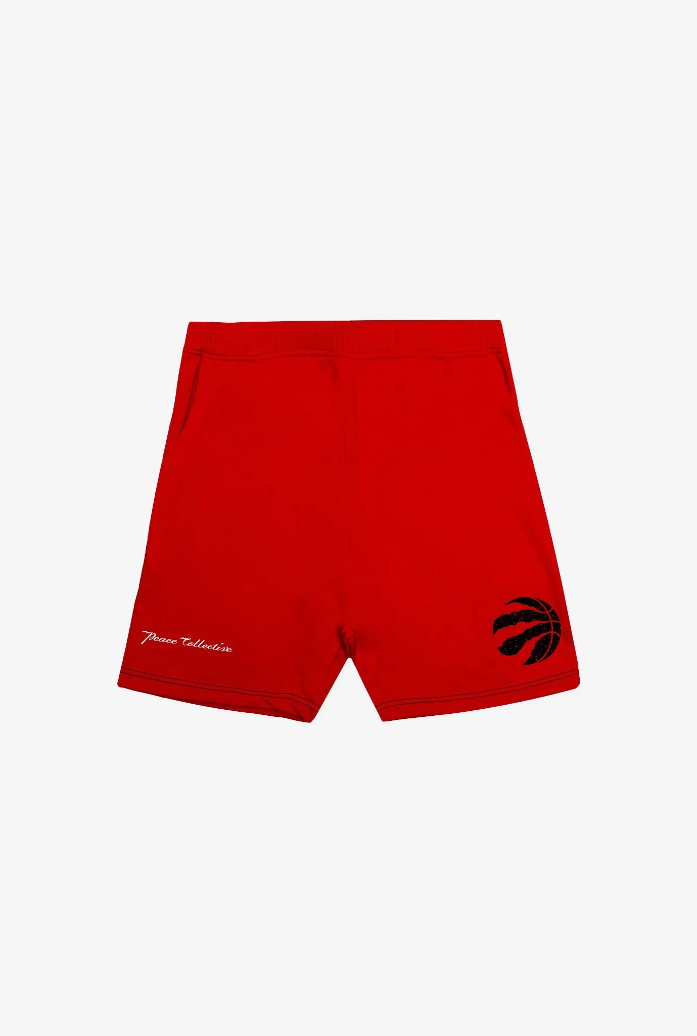 Toronto Raptors Fleece Shorts - Red sold by Peace-Collective