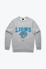 Detroit Lions Vintage Crewneck - Grey sold by Peace-Collective