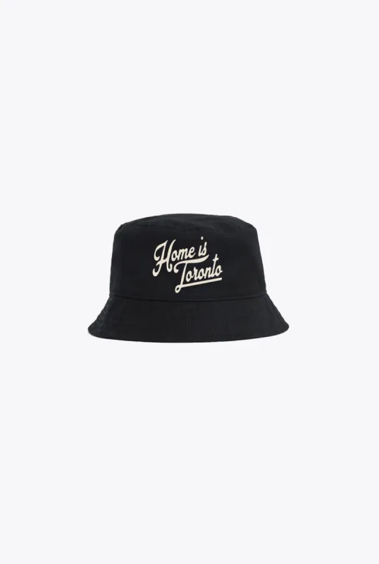 Home is Toronto Bucket Hat - Black sold by Peace-Collective