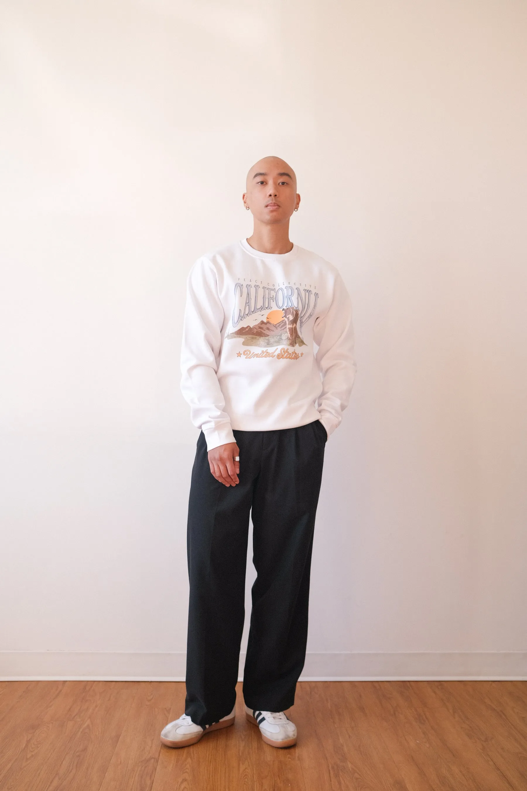 California Grizzly Vintage Crewneck - White sold by Peace-Collective product image thumbnail 5