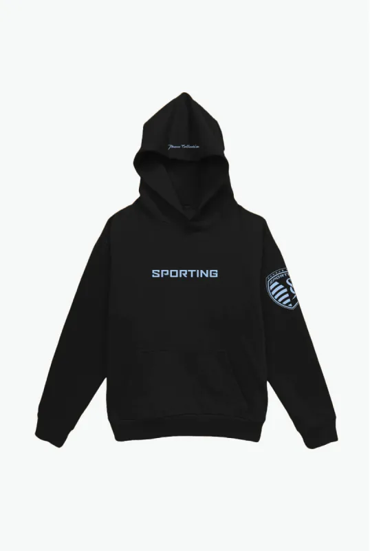 Sporting Kansas City Essentials Heavyweight Hoodie - Black sold by Peace-Collective