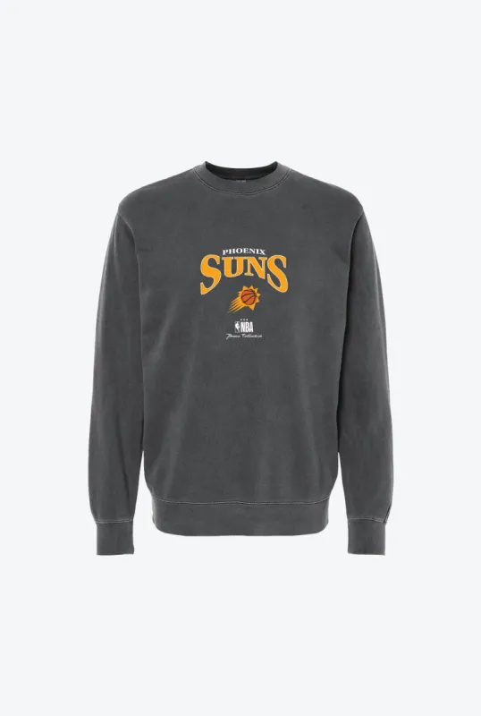 Phoenix Suns Vintage Embroidered Crewneck - Black sold by Peace-Collective