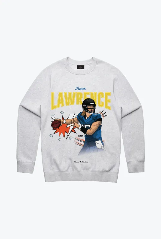 Trevor Lawrence Crewneck - Ash sold by Peace-Collective