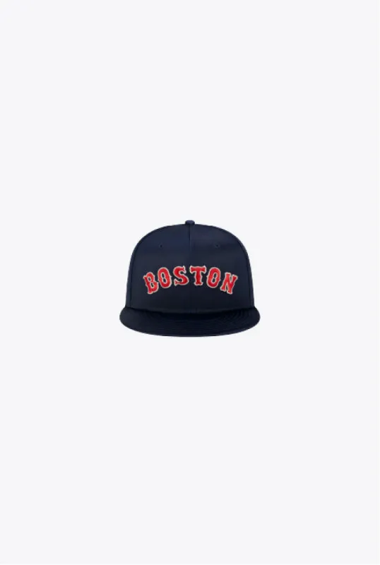 Boston Red Sox Satin Script Snapback sold by Peace-Collective