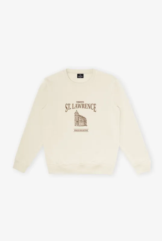 St. Lawrence Vintage Crewneck - Ivory sold by Peace-Collective