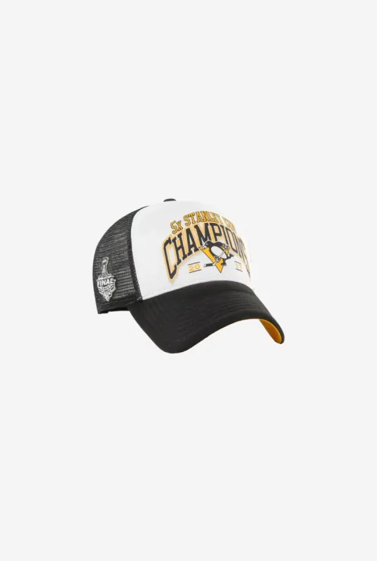 Pittsburgh Penguins Foam Champ Offside DT Hat sold by Peace-Collective