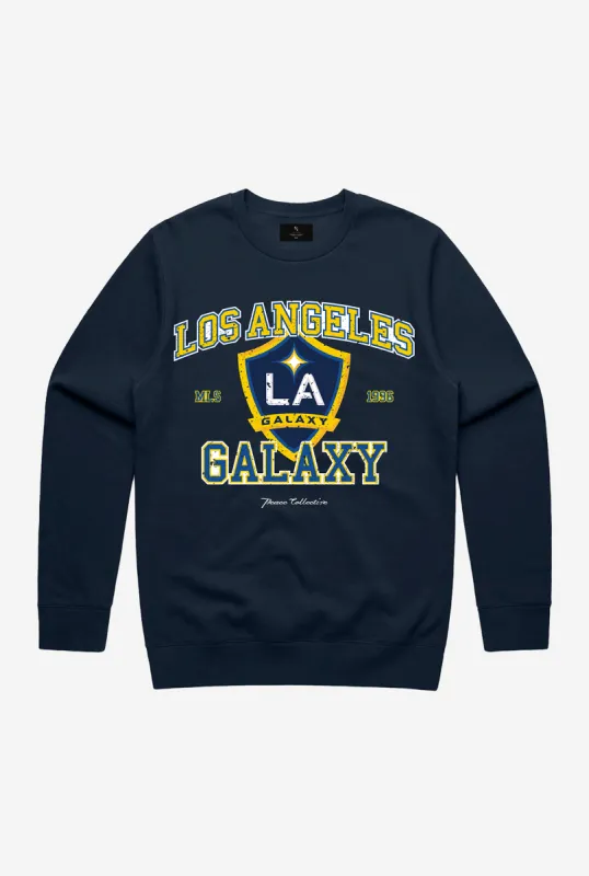 Los Angeles Galaxy Vintage Washed Crewneck - Navy sold by Peace-Collective