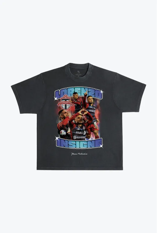 Lorenzo Insigne Heavyweight Pigment Dyed T-Shirt - Black sold by Peace-Collective
