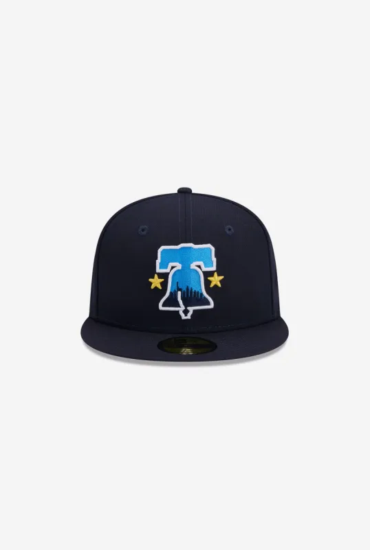Philadelphia Phillies 2024 City Connect 59FIFTY Fitted - Navy sold by Peace-Collective