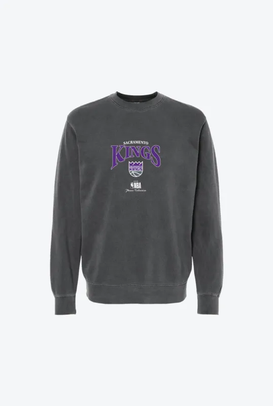 Sacramento Kings Vintage Embroidered Crewneck - Black sold by Peace-Collective