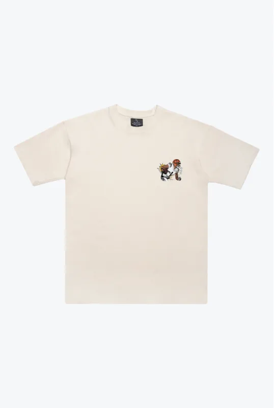 Ja'Marr Chase Heavyweight T-Shirt - Ivory sold by Peace-Collective