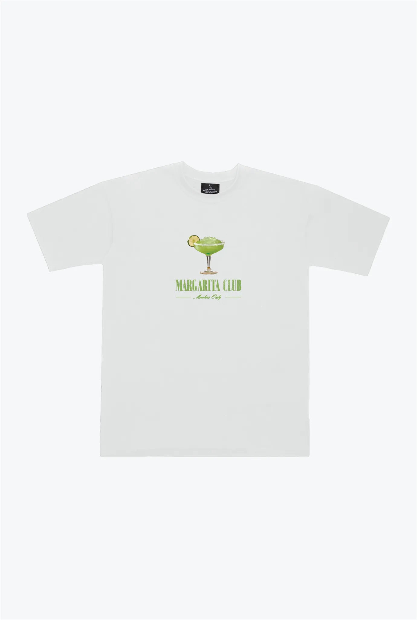 Margarita Club Heavyweight T-Shirt - White sold by Peace-Collective