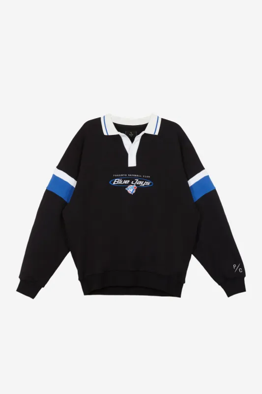 Toronto Blue Jays Oversized Rugby - Black sold by Peace-Collective