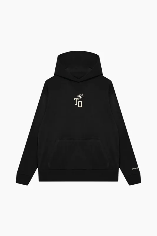 Toronto Blue Jays Heavyweight Hoodie - Black sold by Peace-Collective