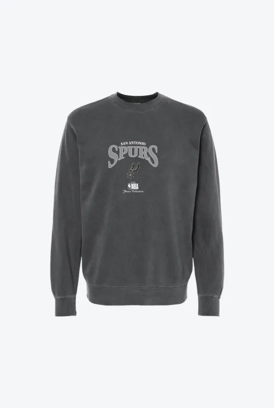 San Antonio Spurs Vintage Embroidered Crewneck - Black sold by Peace-Collective