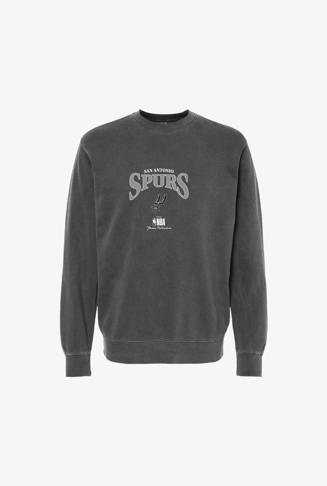 San Antonio Spurs Vintage Embroidered Crewneck - Black sold by Peace-Collective