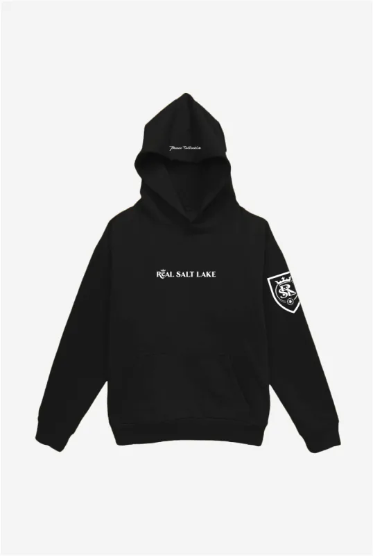 Real Salt Lake Essentials Heavyweight Hoodie - Black sold by Peace-Collective