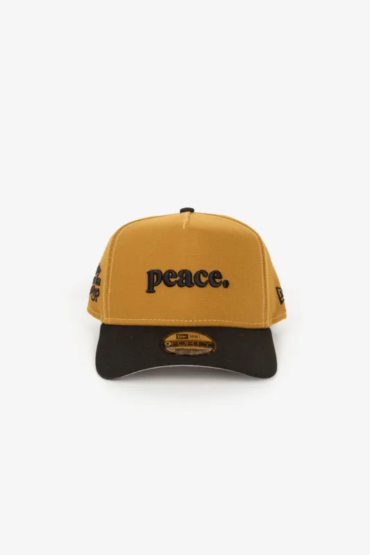 Peace How Are You Really 9FORTY Adjustable Cap - Old Gold sold by Peace-Collective