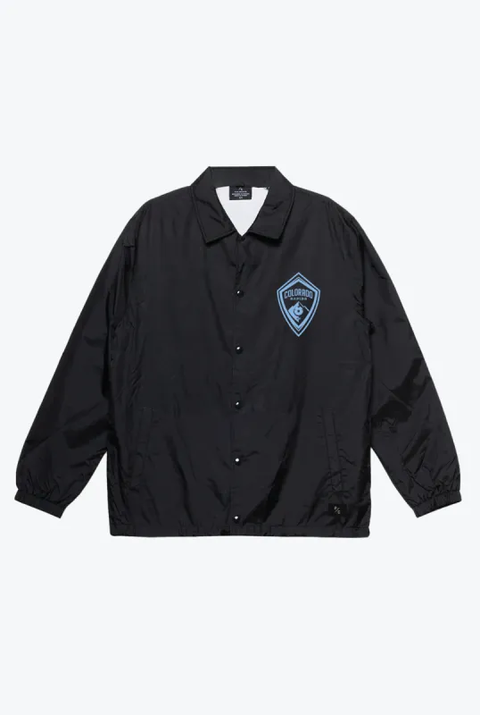 Colorado Rapids Essentials Coach Jacket - Black sold by Peace-Collective