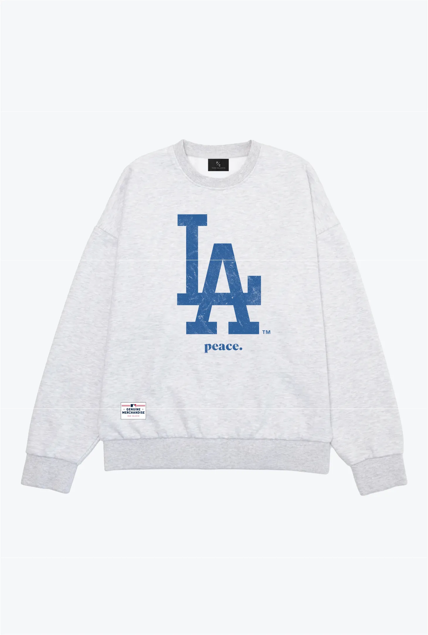 Los Angeles Dodgers SuperHeavy™️ Crewneck - Ash sold by Peace-Collective