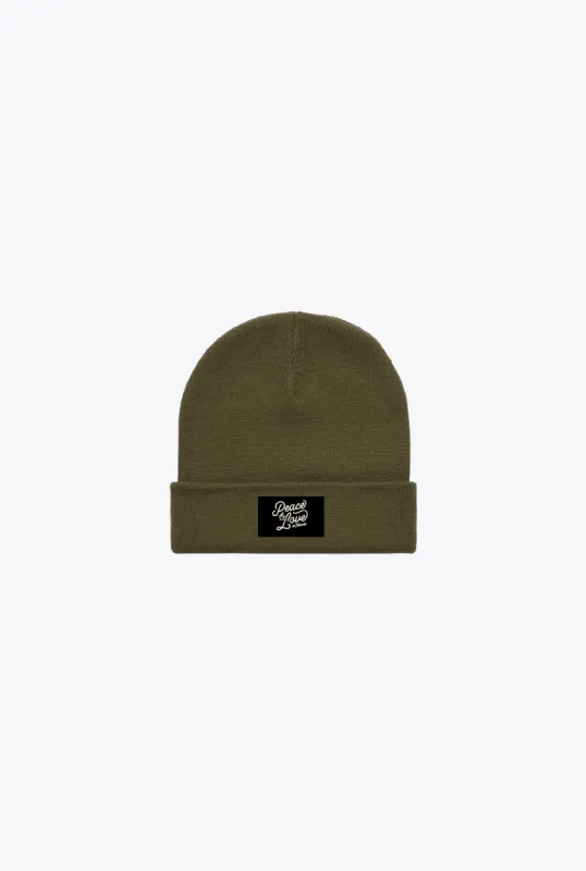 Peace & Love in Toronto Toque - Olive sold by Peace-Collective