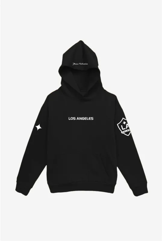 Los Angeles Galaxy Heavyweight Hoodie - Black sold by Peace-Collective