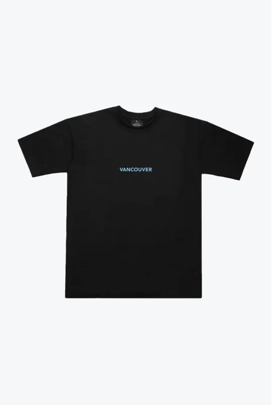 Vancouver Whitecaps FC Essentials Heavyweight T-Shirt - Black sold by Peace-Collective