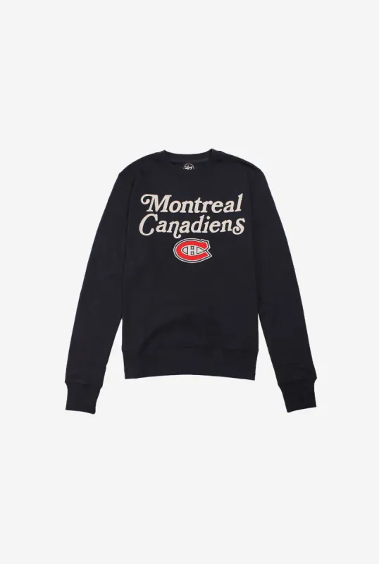 Montreal Canadiens Swank Crewneck sold by Peace-Collective