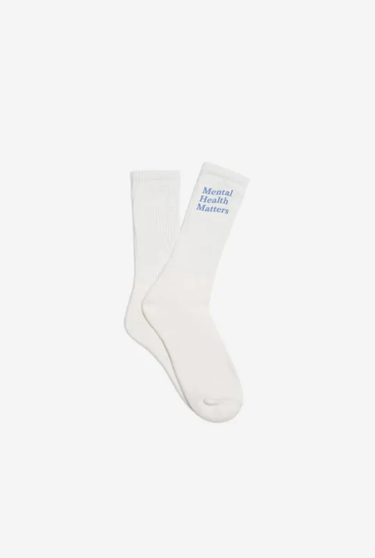 Mental Health Matters Socks - White sold by Peace-Collective