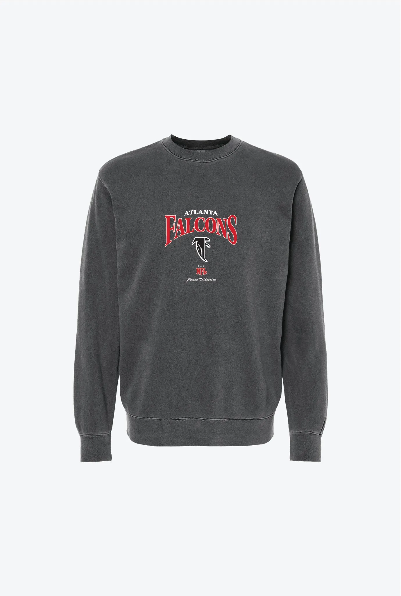 Atlanta Falcons Vintage Embroidered Crewneck - Black sold by Peace-Collective