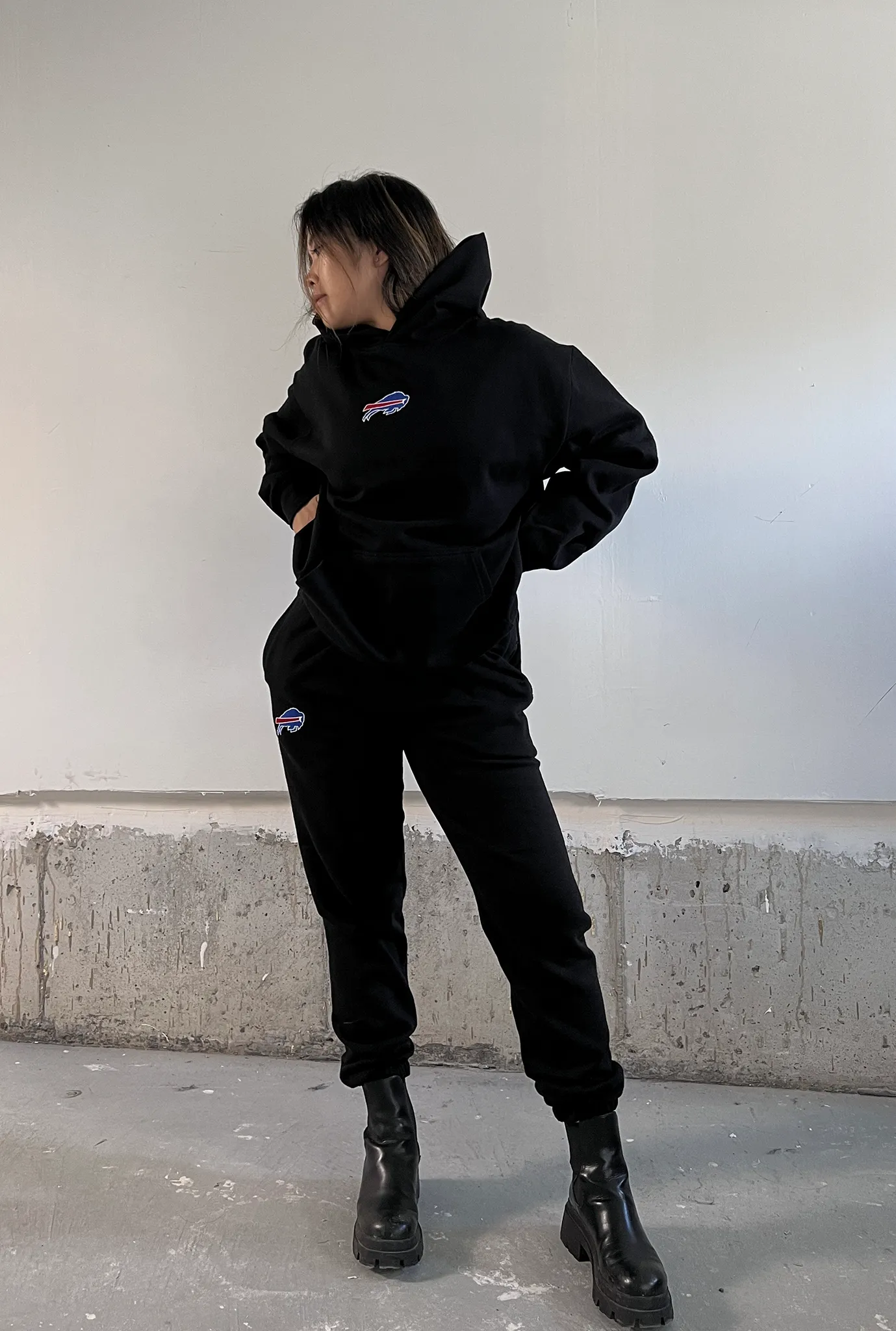 Buffalo Bills Logo Heavyweight Jogger - Black sold by Peace-Collective product image thumbnail 2