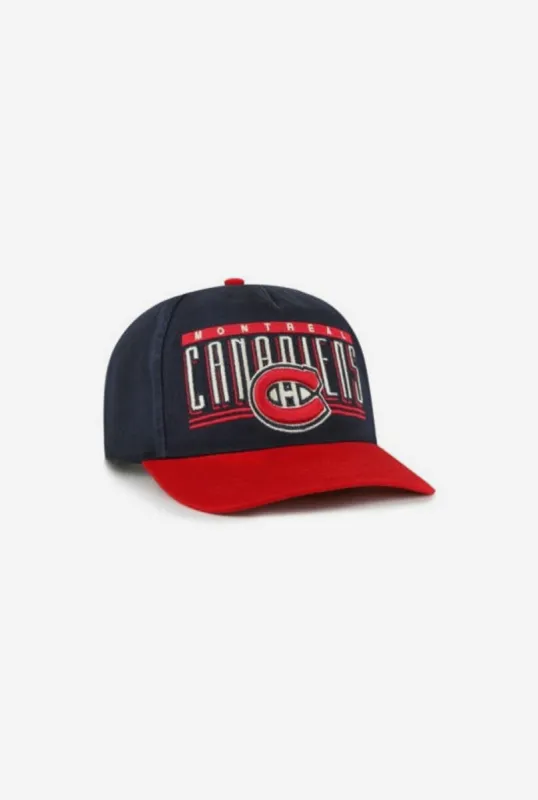Montreal Canadiens Double Header Baseline Hitch Hat sold by Peace-Collective