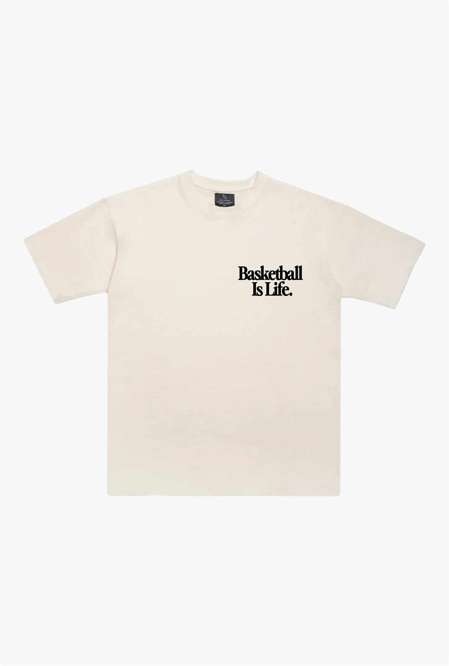 Basketball is Life Heavyweight T-Shirt - Natural sold by Peace-Collective