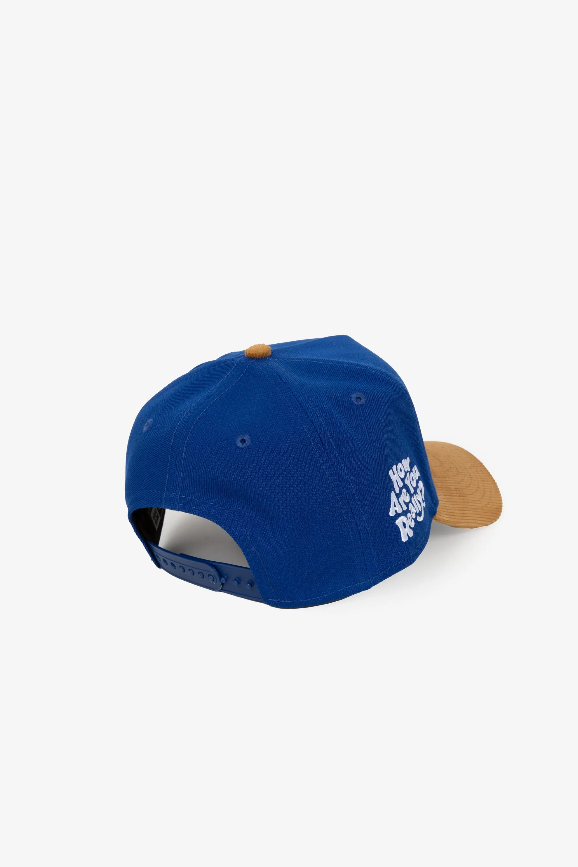 Peace How Are You Really 9FORTY Adjustable Cap - Royal/ Wheat Corduroy sold by Peace-Collective product image thumbnail 3