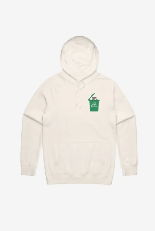 Home is Toronto Raccoon Hoodie - Ivory sold by Peace-Collective