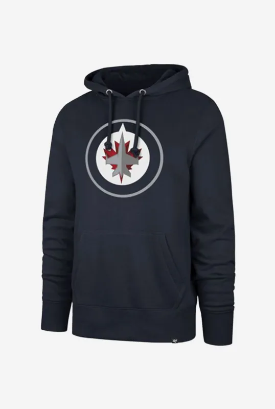 Winnipeg Jets Imprint Headline Hoodie - Navy sold by Peace-Collective