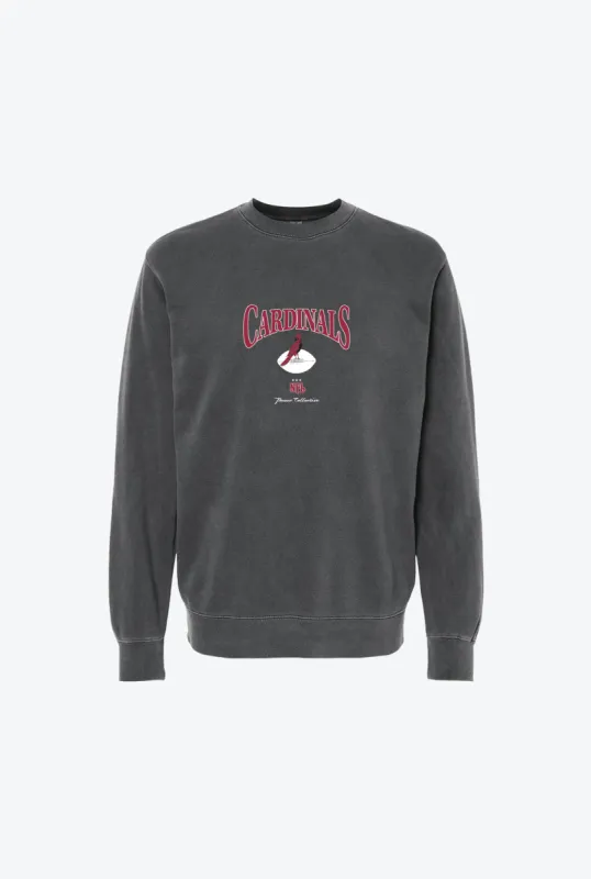 Arizona Cardinals Vintage Embroidered Crewneck - Black sold by Peace-Collective