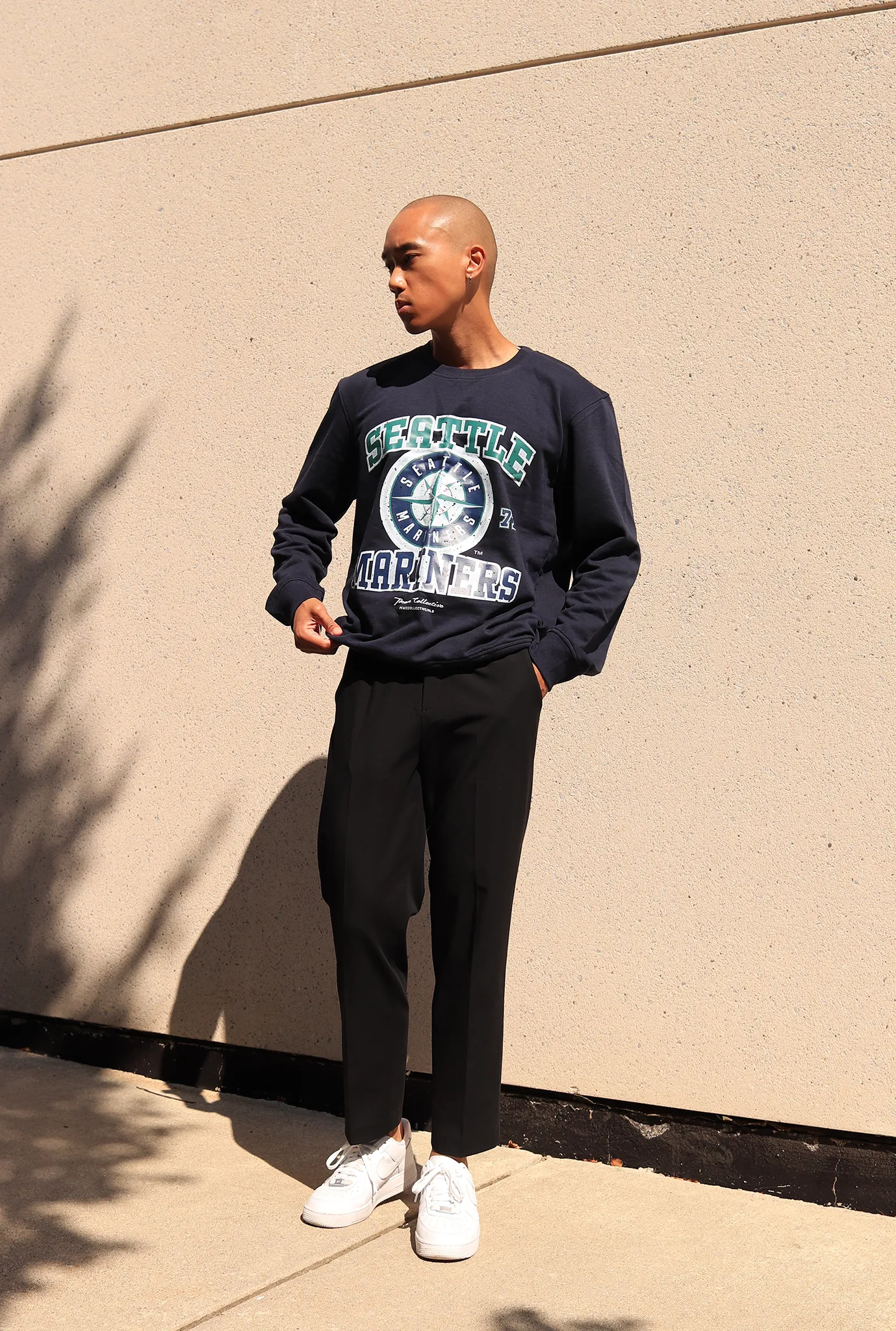 Seattle Mariners Vintage Washed Crewneck - Navy sold by Peace-Collective product image thumbnail 4