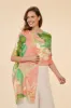 100% Linen Printed Scarf - Powder sold by Pure Art