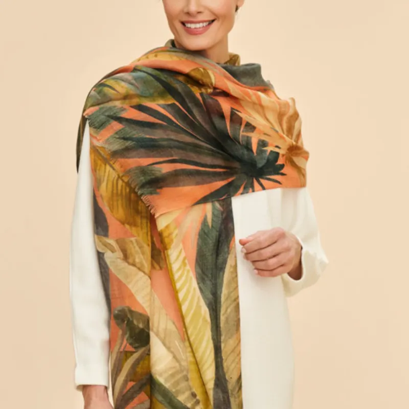 Palm Wool Scarf sold by Pure Art