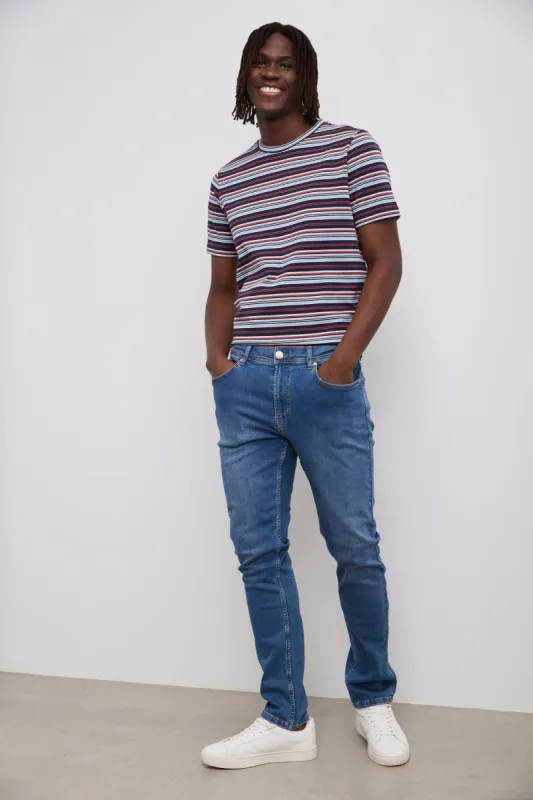 Slim fit five pocket jeans sold by Tristan Style